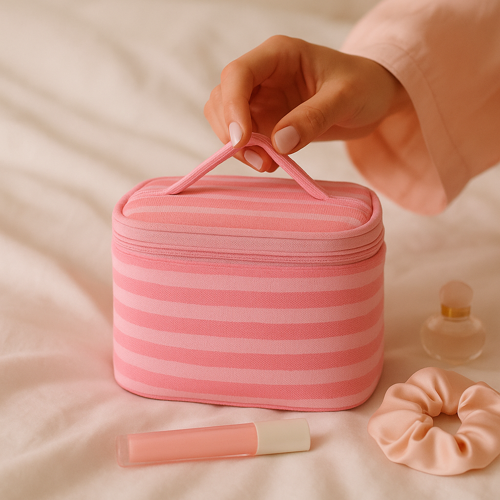 Pink Mini Makeup Bag