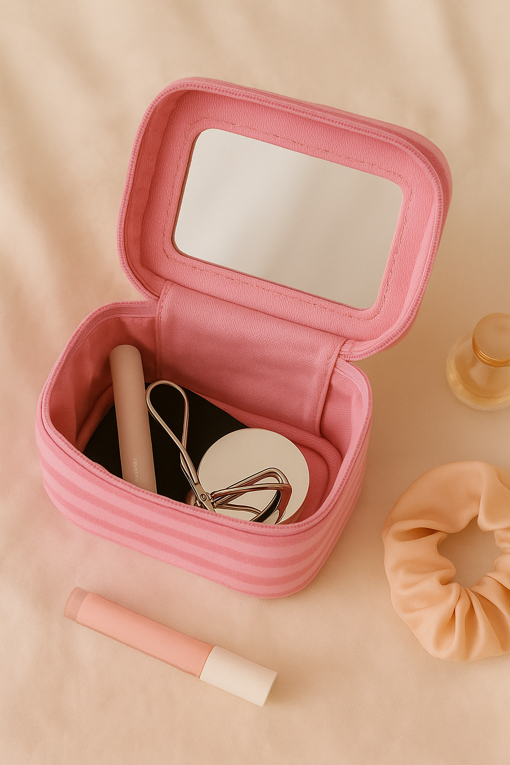 Pink Mini Makeup Bag