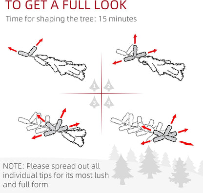 6ft XMAS Pencil Tree