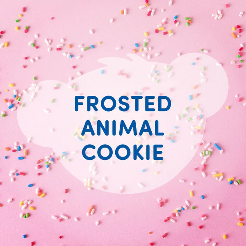 Pink Frosted Animal Cookie Giraffe Stuffed Animal