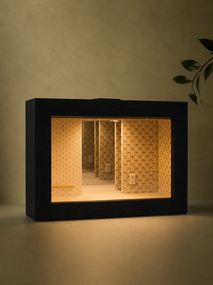 Back rooms infinity mirror