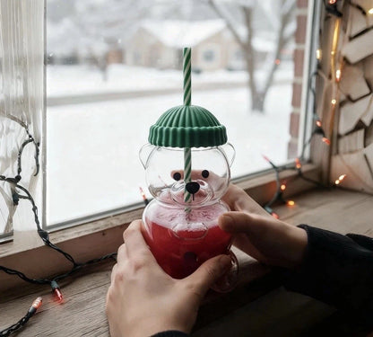 TEDDY BEAR GLASS CUP