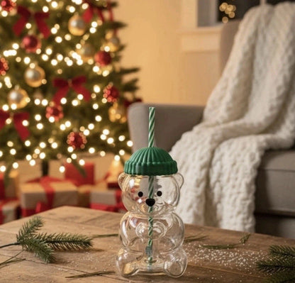 TEDDY BEAR GLASS CUP