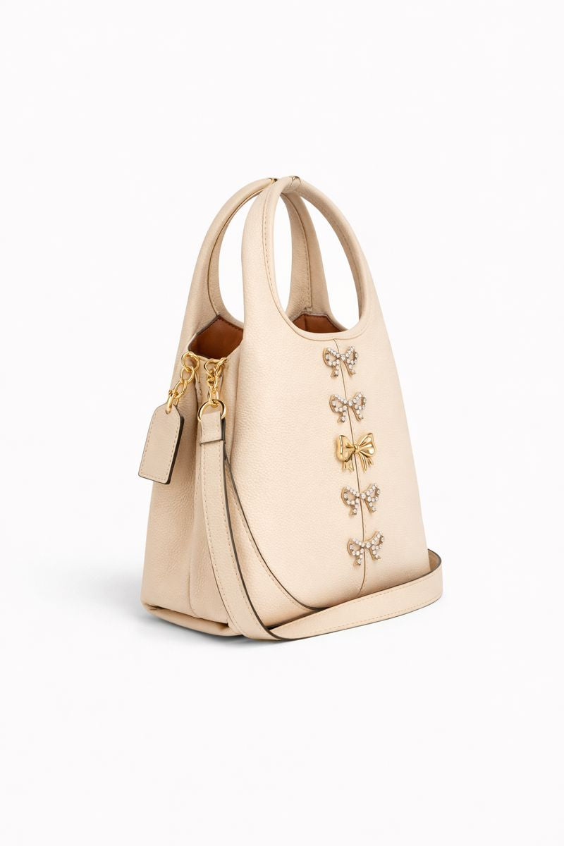 Cream Lana Create Ribbon Bag